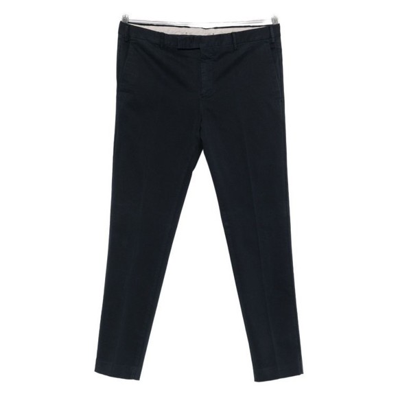 Pt Torino Tailored Dark Navy Cotton-Blend Trousers - NWT